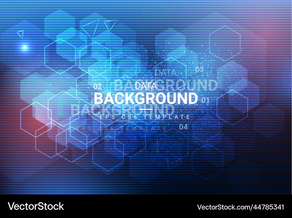Modern data background with abstract shapes design Modern data background with abstract shapes design Vector Image