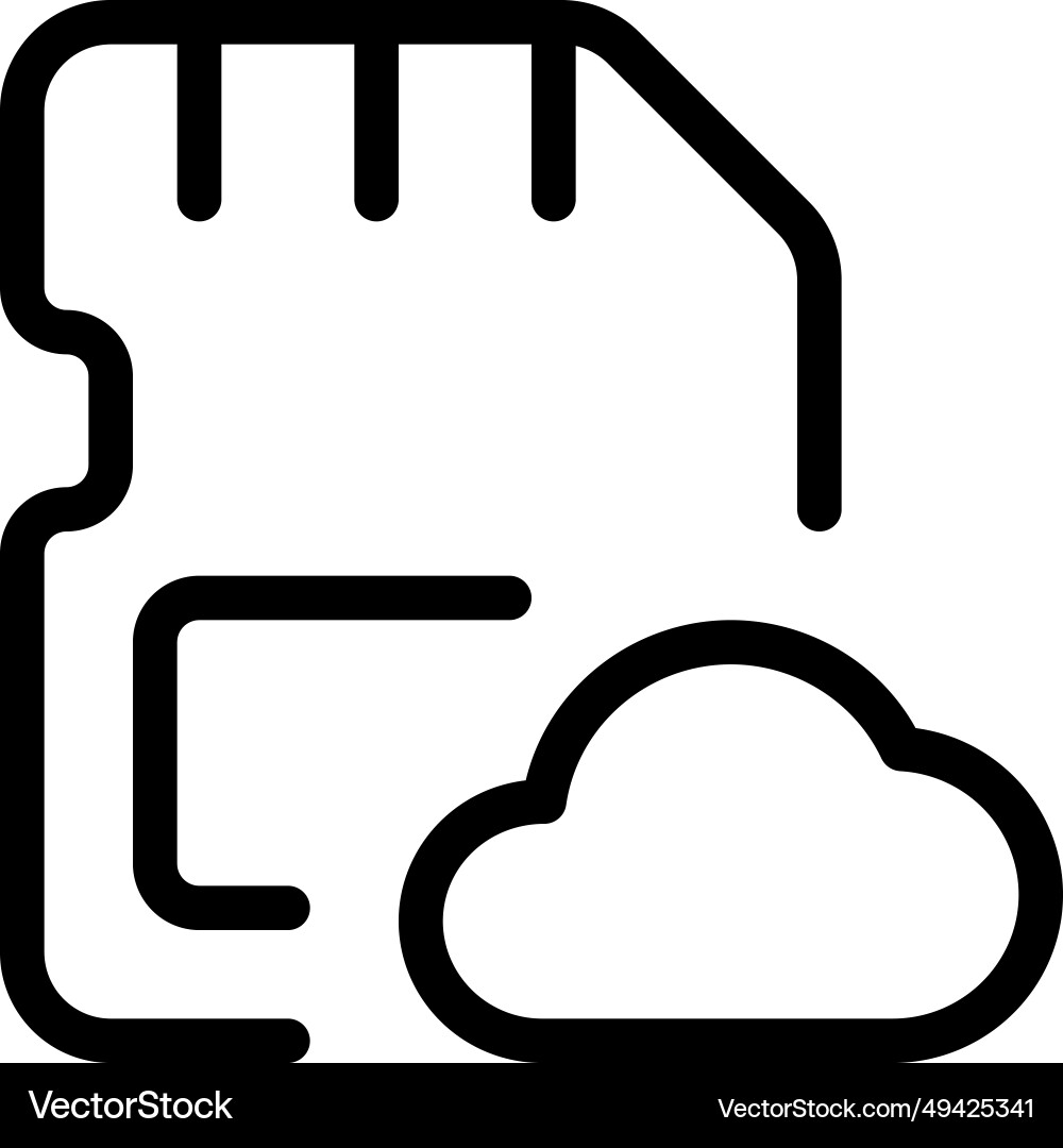 Store data online for remote access backup Vector Image