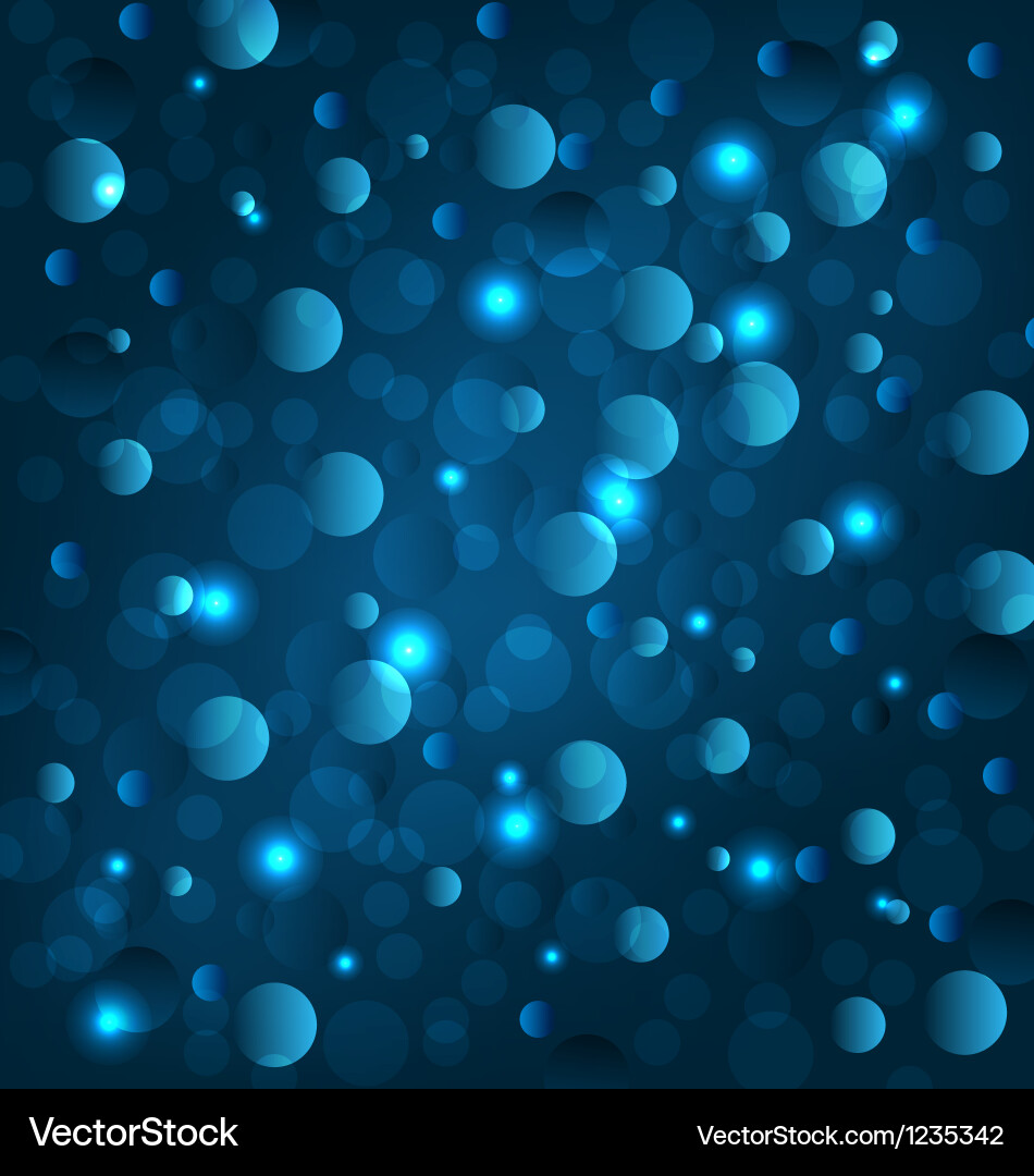 Abstract dusk background with bokeh effect Vector Image