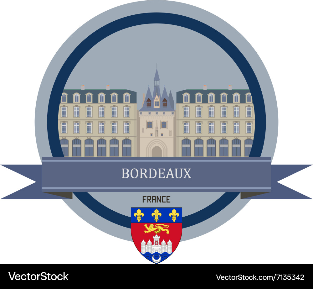 Bordeaux Cityscape Vector Image