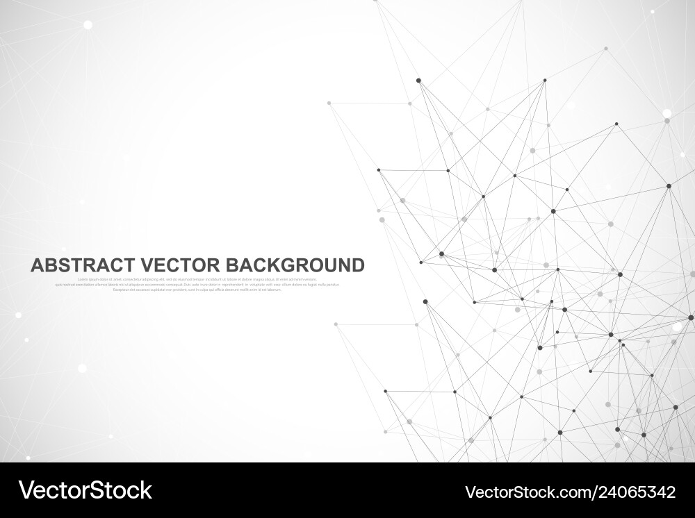 Global network connection concept big data Global network connection concept big data vector image