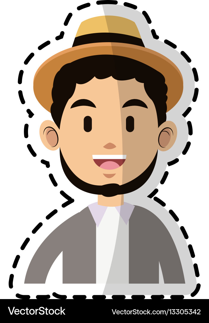 Man icon image vector image
