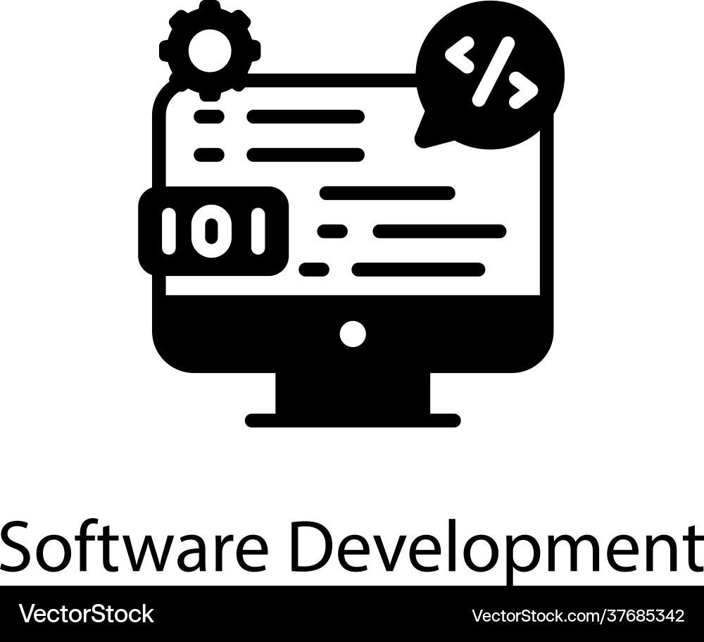 Software development Vector Image
