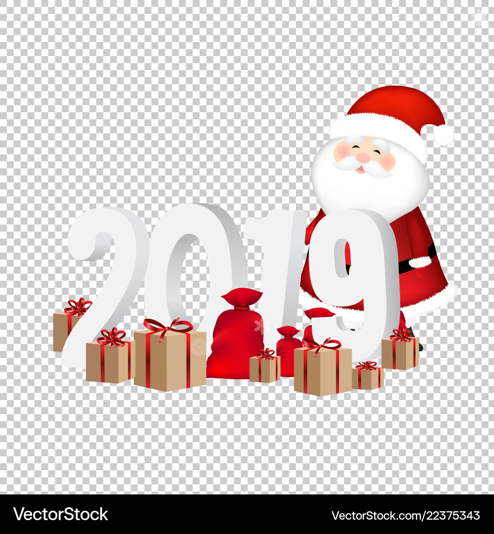 2019 new year text transparent background 2019 new year text transparent background vector image