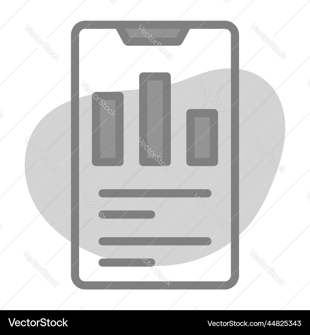 Analytics icon user interface as a simple sign Vector Image