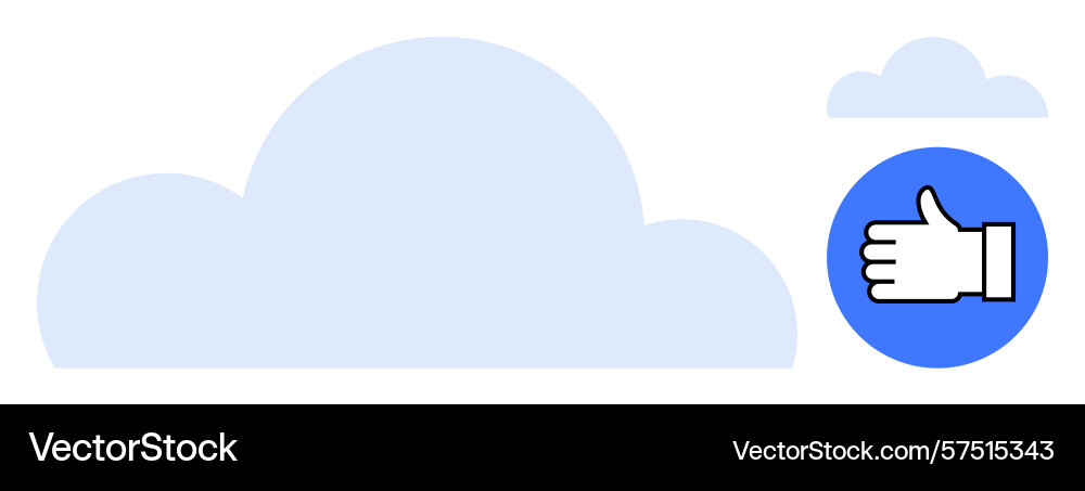 Cloud computing and social media interaction Cloud computing and social media interaction vector image