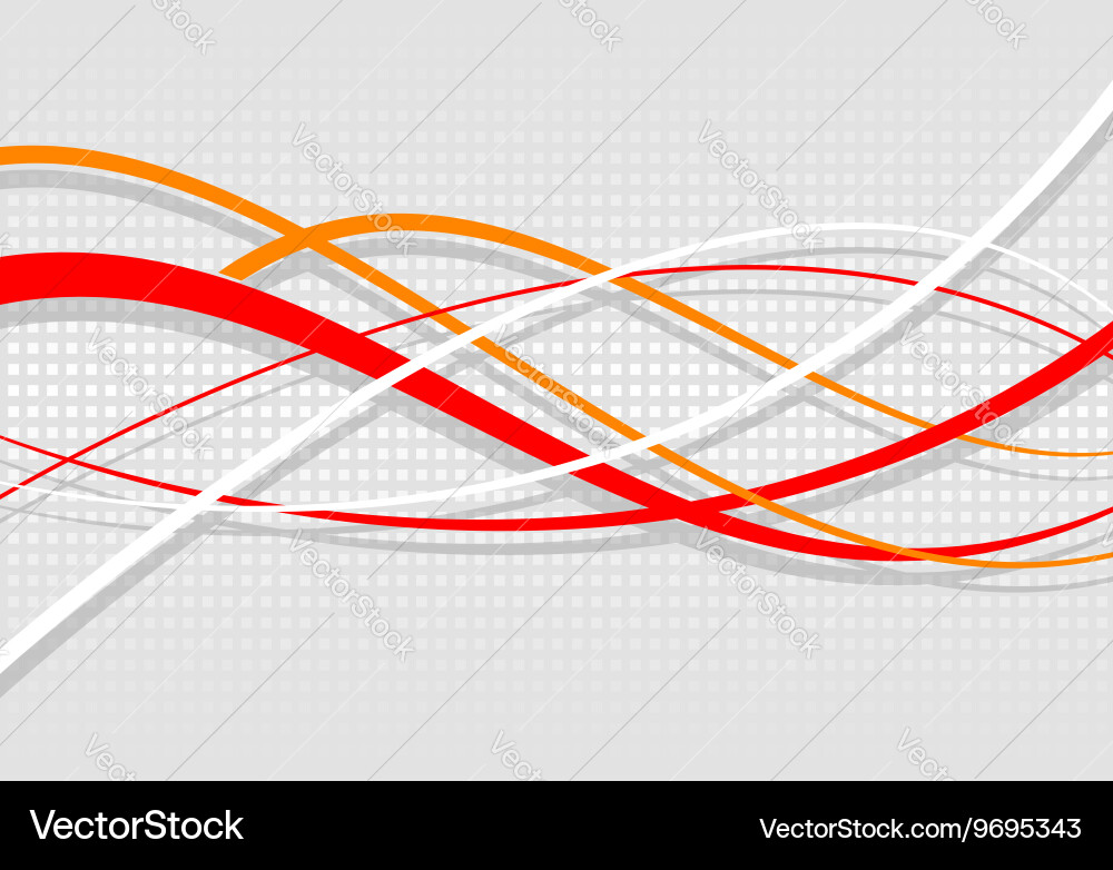 Dynamic Wavy Abstract Background vector image