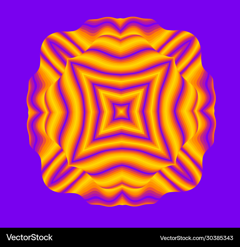 Optical illusion lines background abstract 3d Optical illusion lines background abstract 3d vector image