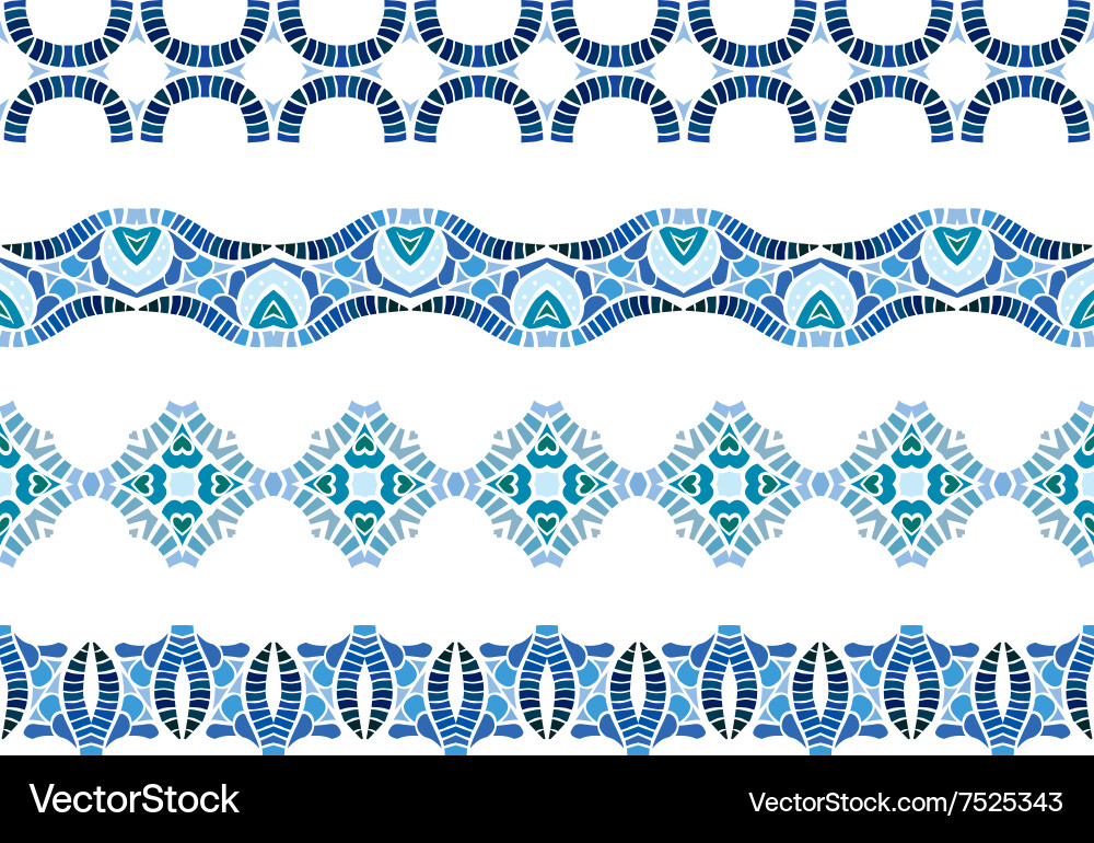 Seamless borders (7525343) – Royalty-Free Vector | VectorStock