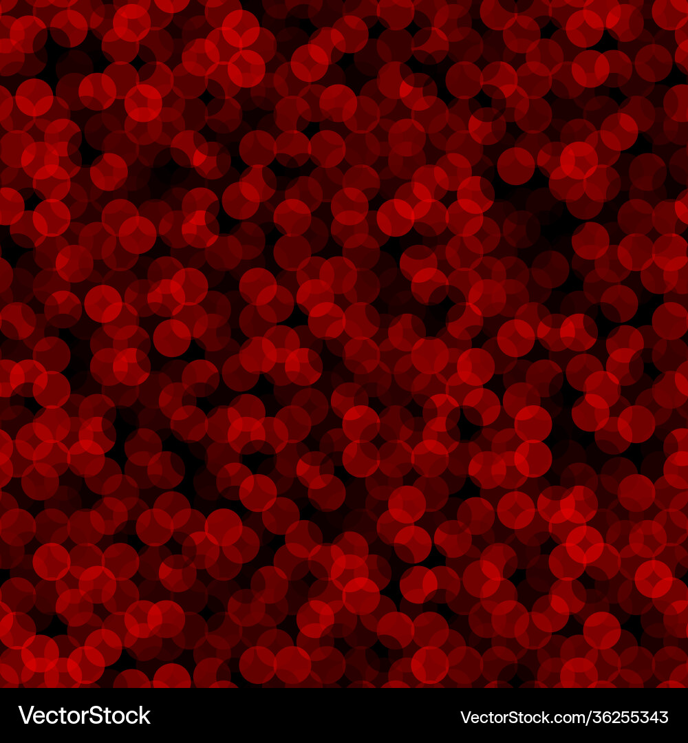 Seamless pattern with red halftone dots ordered Vector Image