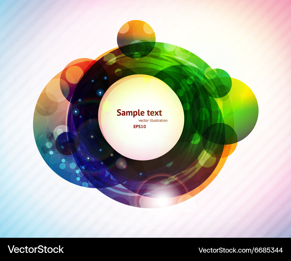 Abstract background in colour Vector Image