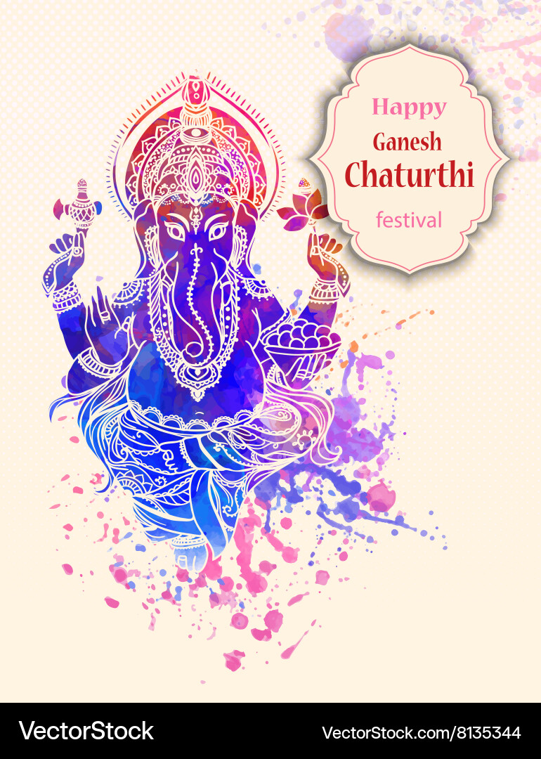 Beautiful card Vector Image