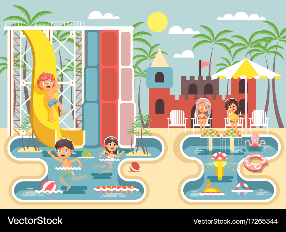 Cartoon characters children vector image