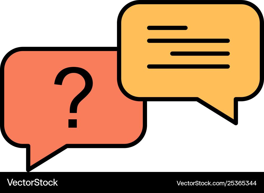 Chat bubble popup message flat color icon Chat bubble popup message flat color icon Vector Image