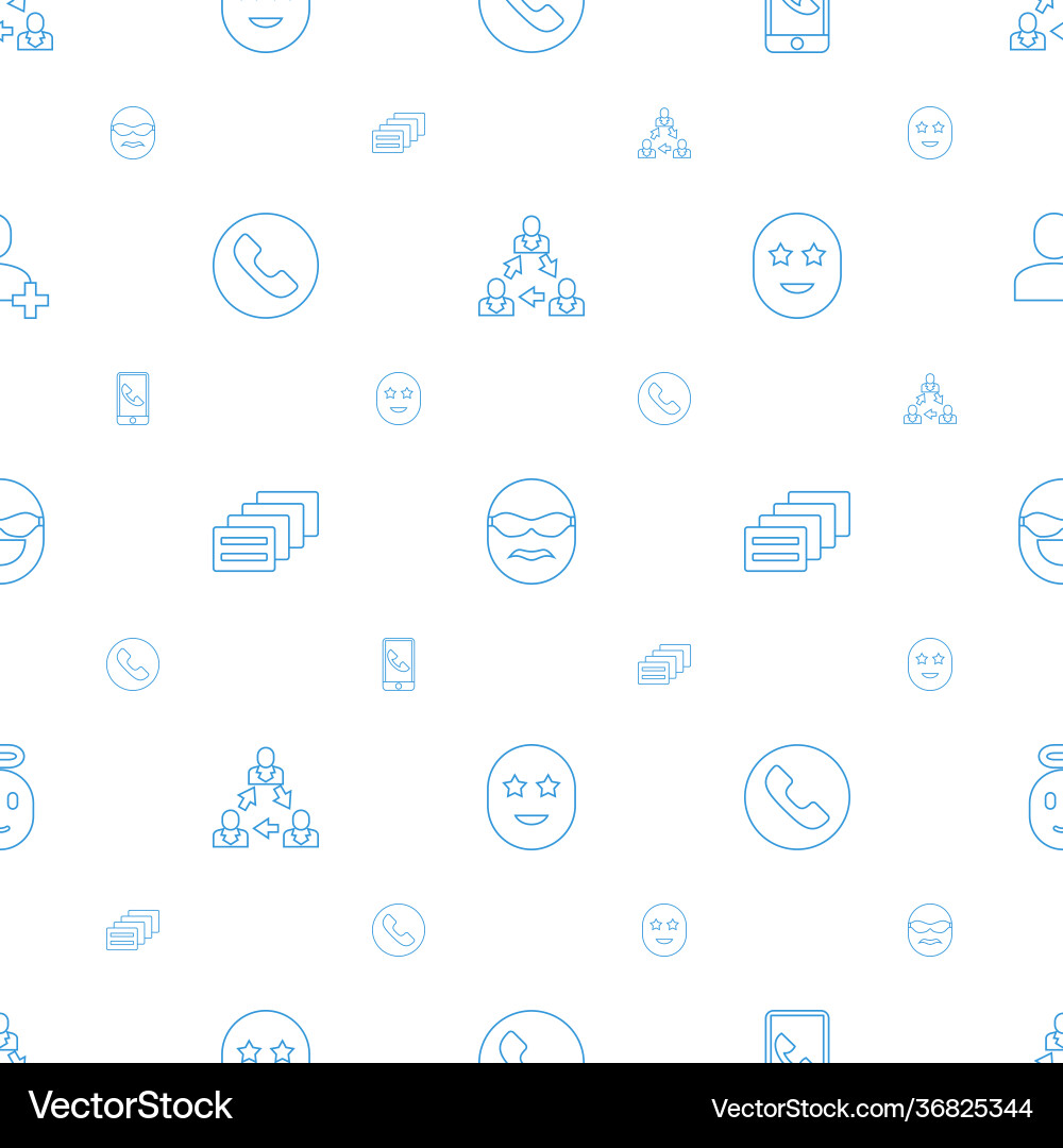 Chat icons pattern seamless white background Vector Image