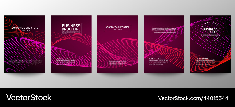 Cover geometric minimal set abstract line pattern Cover geometric minimal set abstract line pattern Vector Image