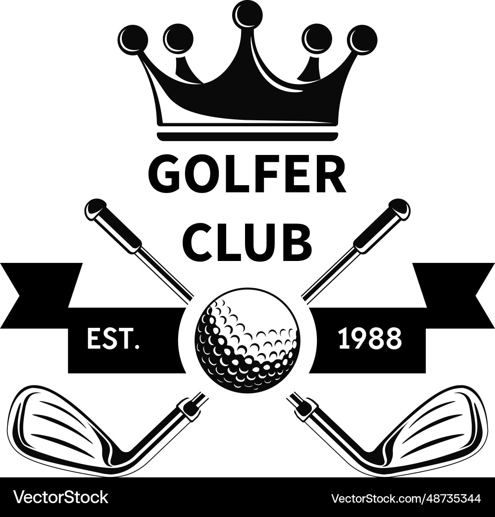 Golf Club Logotype - Sport & Recreation Vector Image