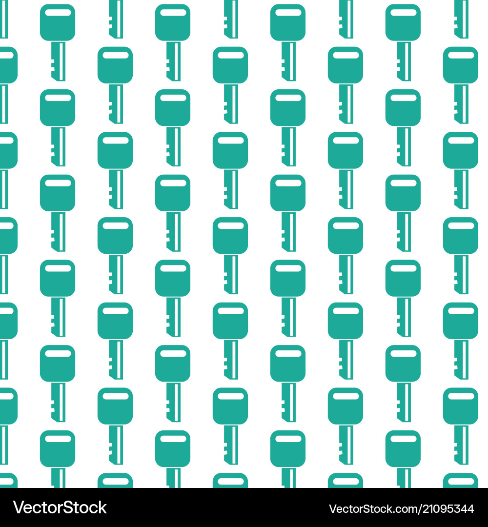Key pattern background vector image