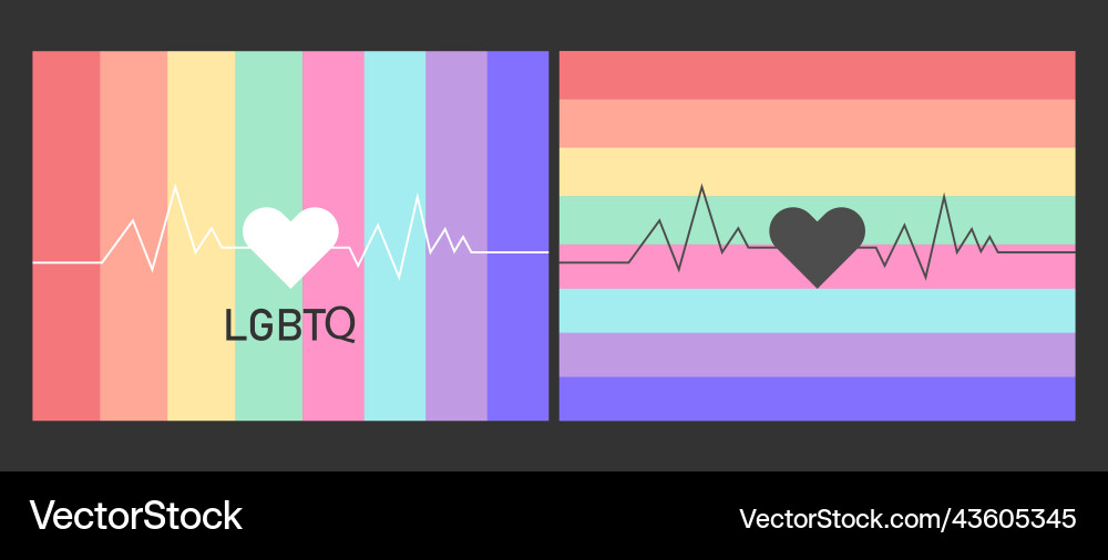 Banner and background with color in pride month Banner and background with color in pride month Vector Image
