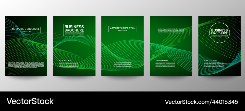 Cover geometric minimal set abstract line pattern Vector Image