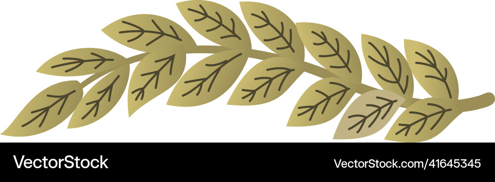 Laurel branch design element in for cards Laurel branch design element in for cards Vector Image