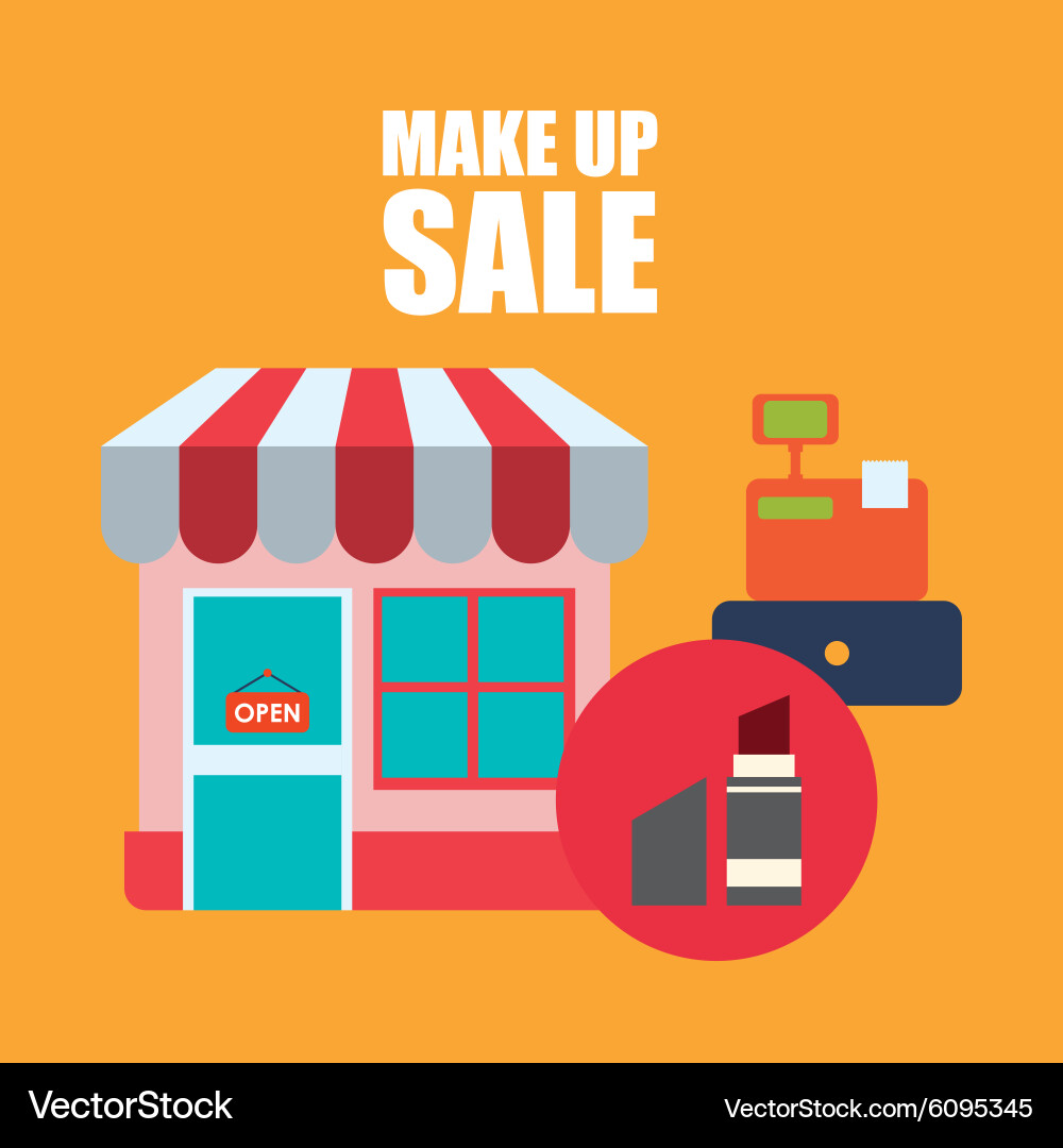 Make up design Vector Image