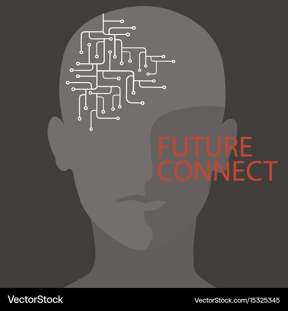 Neural Network Connection Vector Image