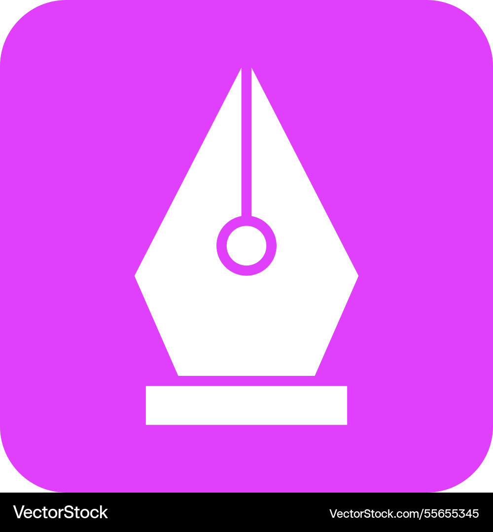 Nib icon design Vector Image