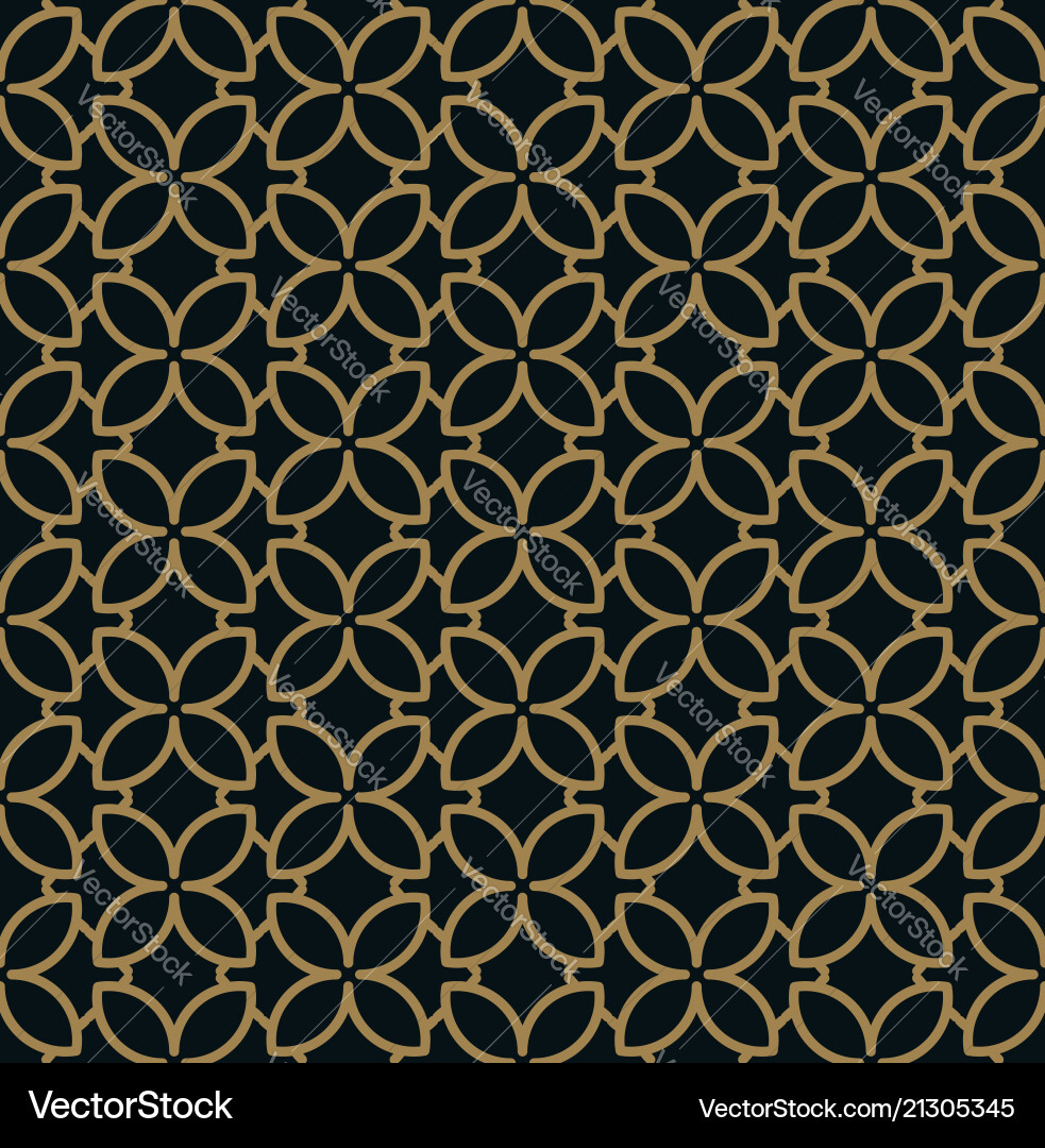 Seamless pattern of intersecting thin gold lines Seamless pattern of intersecting thin gold lines Vector Image