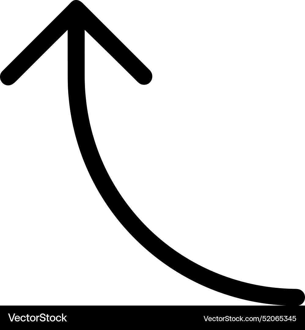 Upload outline icon symbol image Vector Image