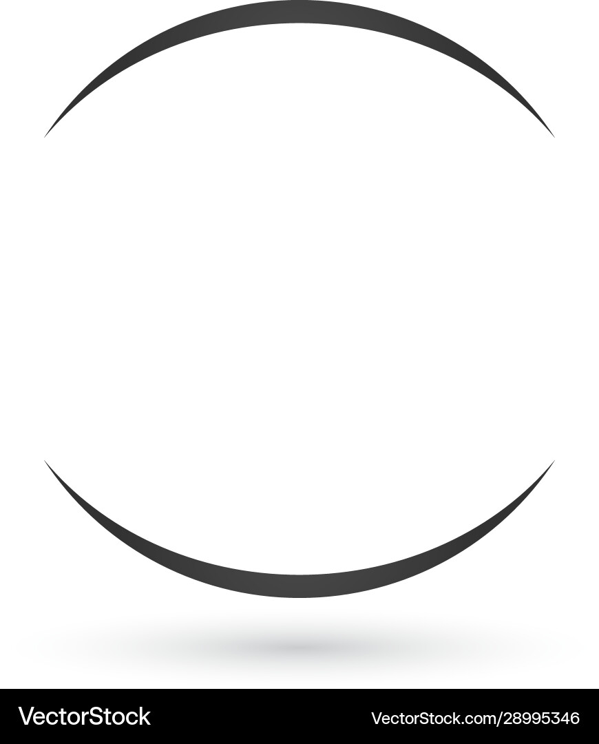 Abstract emblem in sphere shape template isolated Vector Image