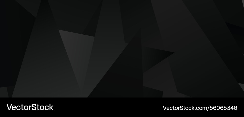 Abstract geometric dark shapes with overlapping Vector Image