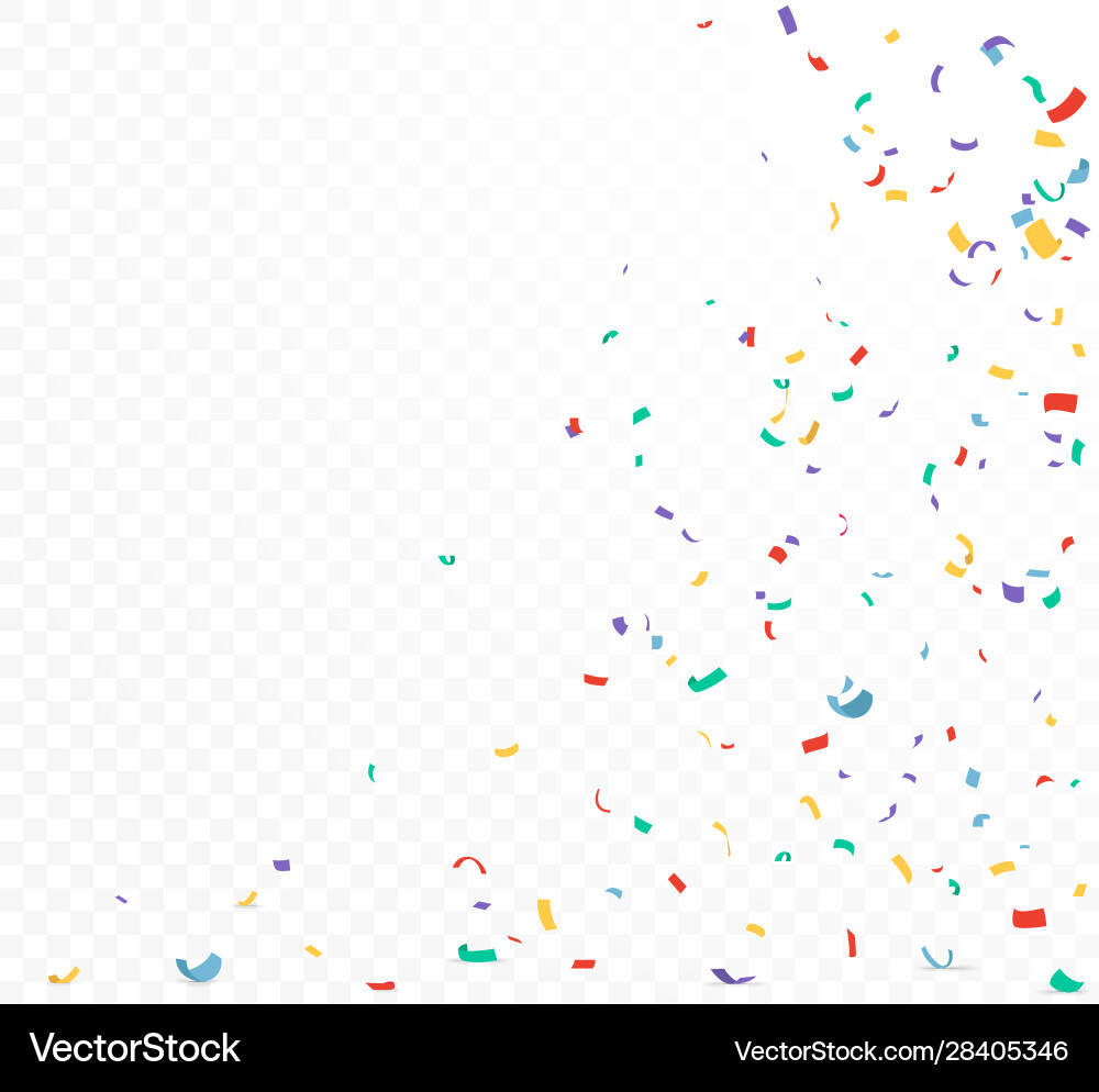 Bunte Konfetti Feiern Design Bunte Konfetti Feiern Design vektorbild