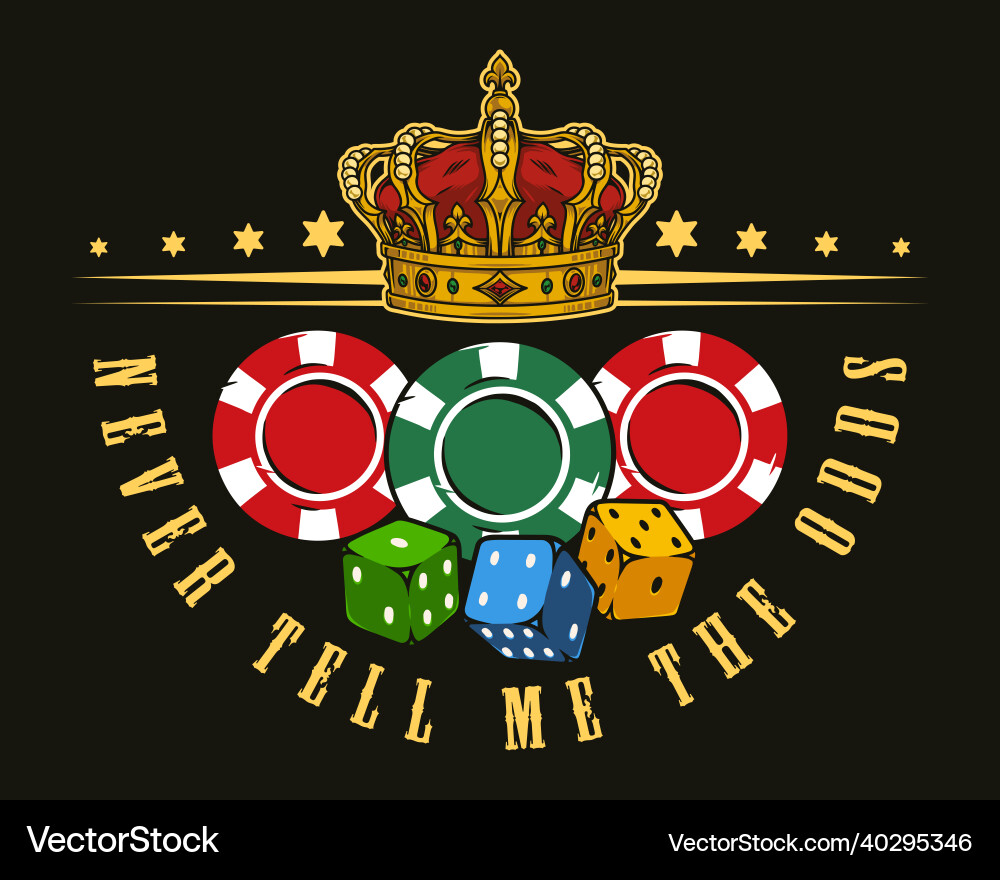 Casino Royale Gambling Logo Vector Image
