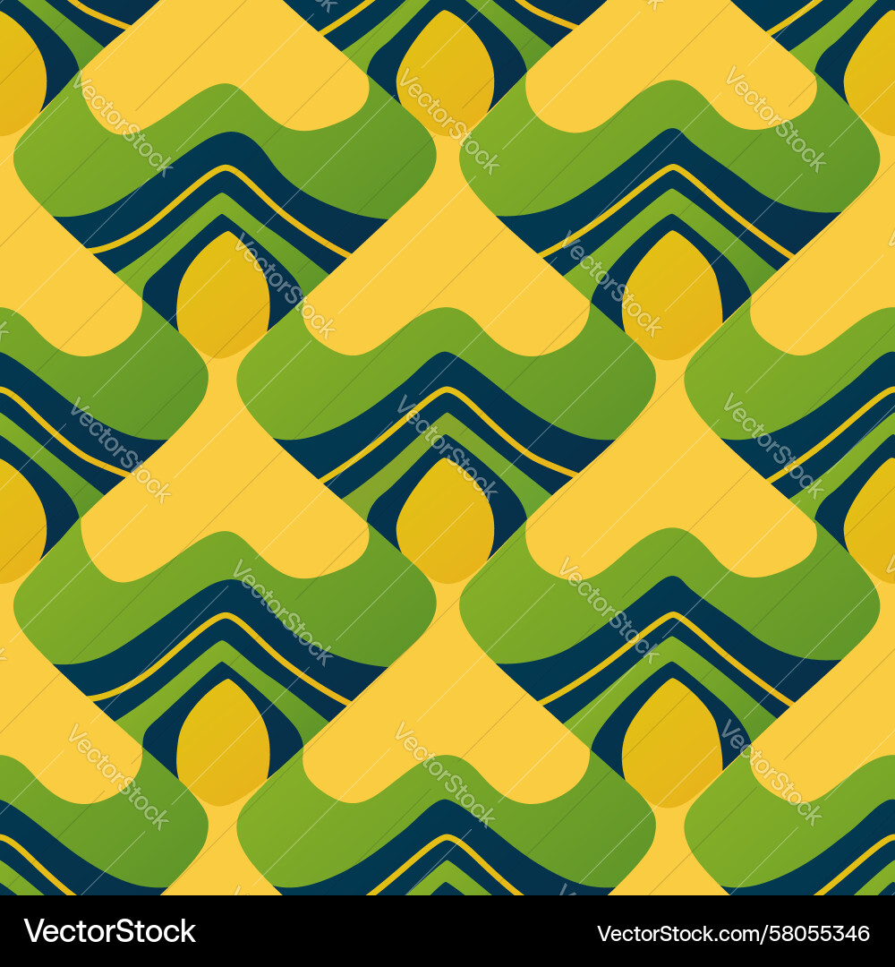 Geometric abstract seamless pattern retro style Geometric abstract seamless pattern retro style Vector Image