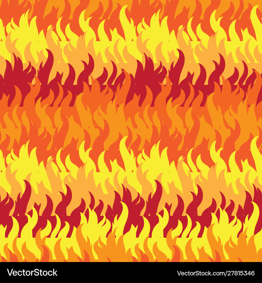 Seamless pattern background with flames Seamless pattern background with flames Vector Image