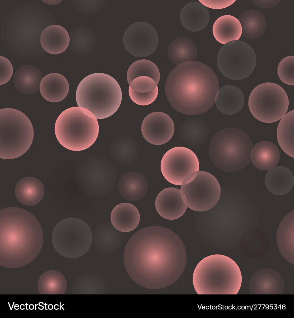 Seamless with bokeh effect abstract pattern vector image