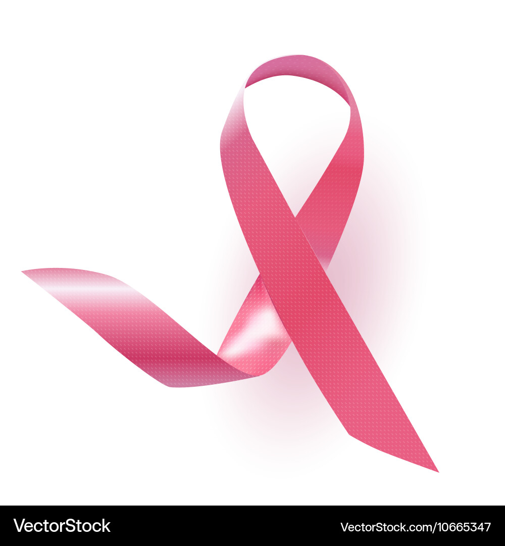 Pink Ribbon Cancer Awareness vektorbild