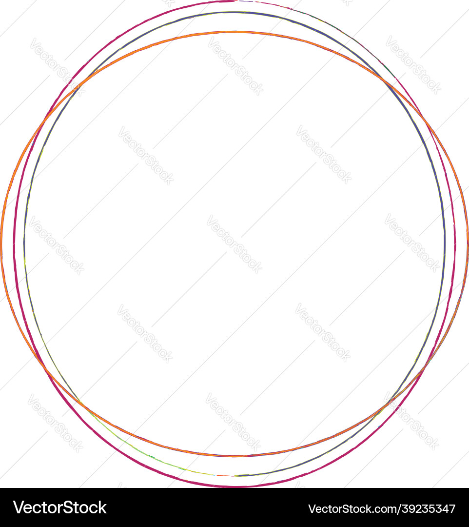 Sketch scribble sketchy grungy lines circles Vector Image