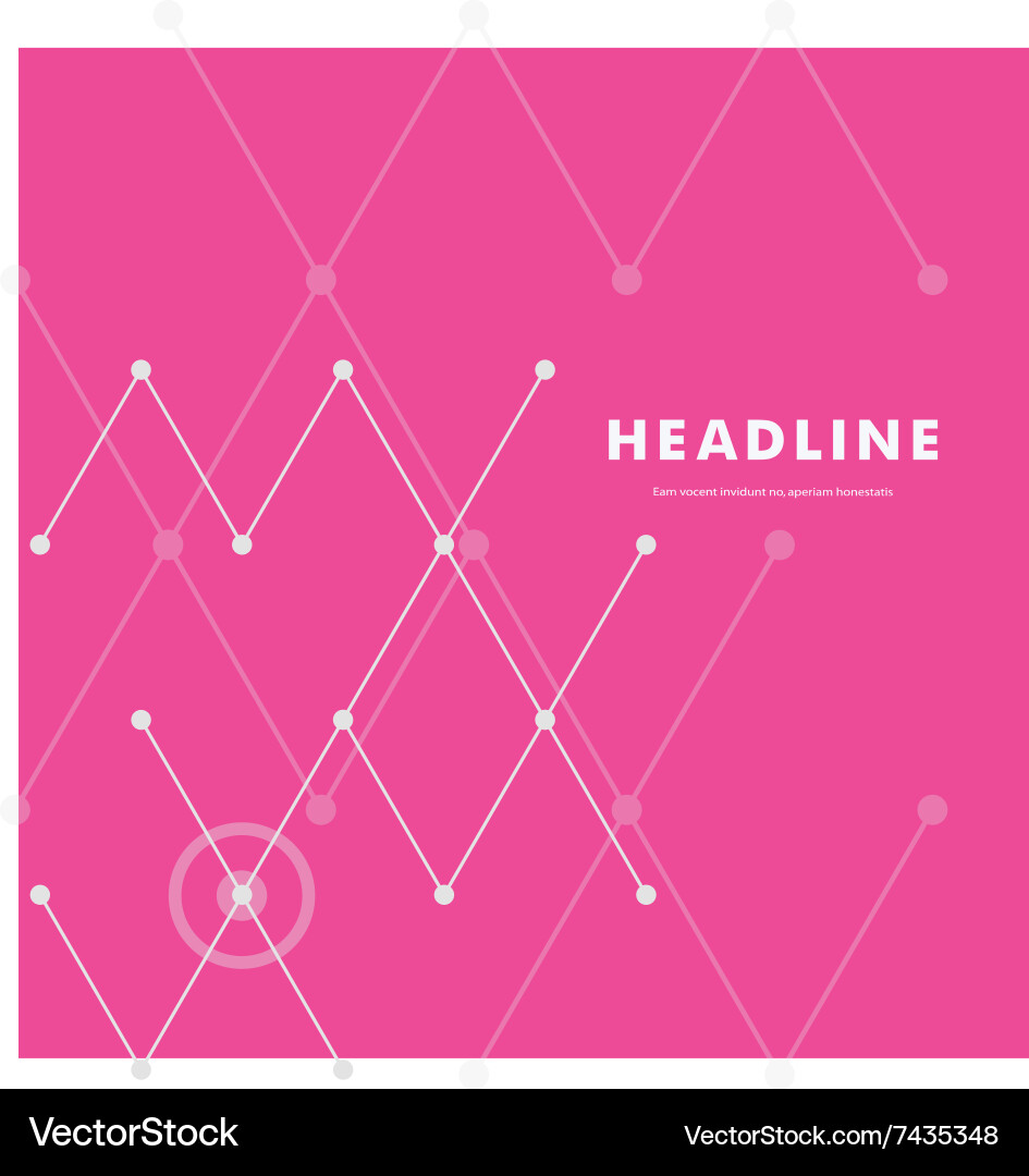 Abstract line and triangular design Vector Image