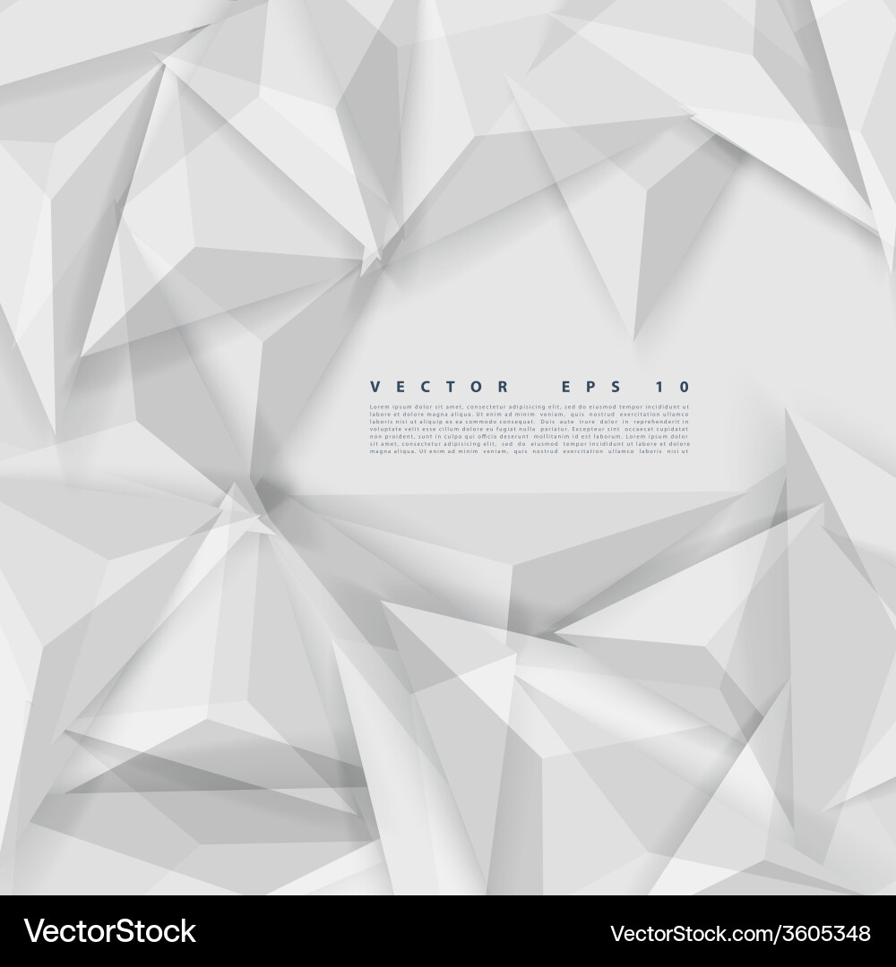 Background abstract polygon triangle Vector Image