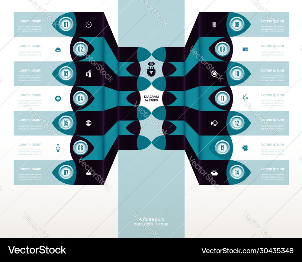 Progress background template for diagram graph Vector Image
