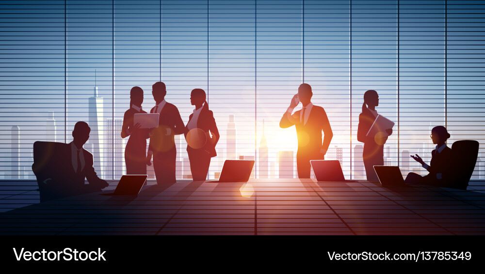 Business people teamwork Royalty Free Vector Image