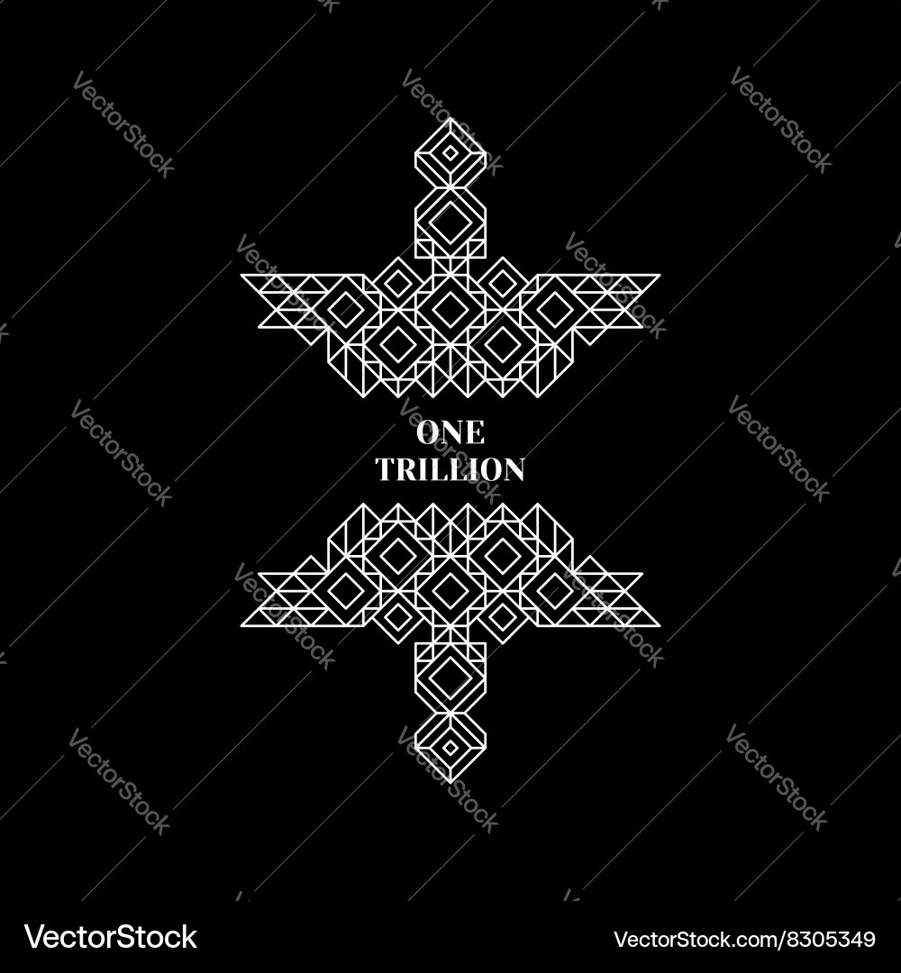 Decorative design element in retro style Vector Image
