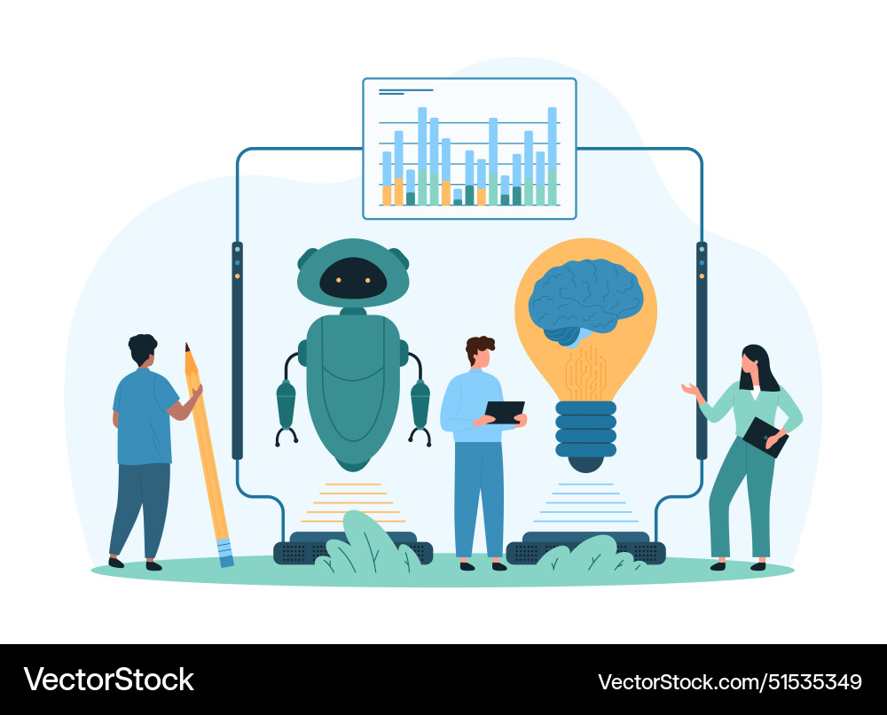 Engineering with ai generative artificial Engineering with ai generative artificial vector image
