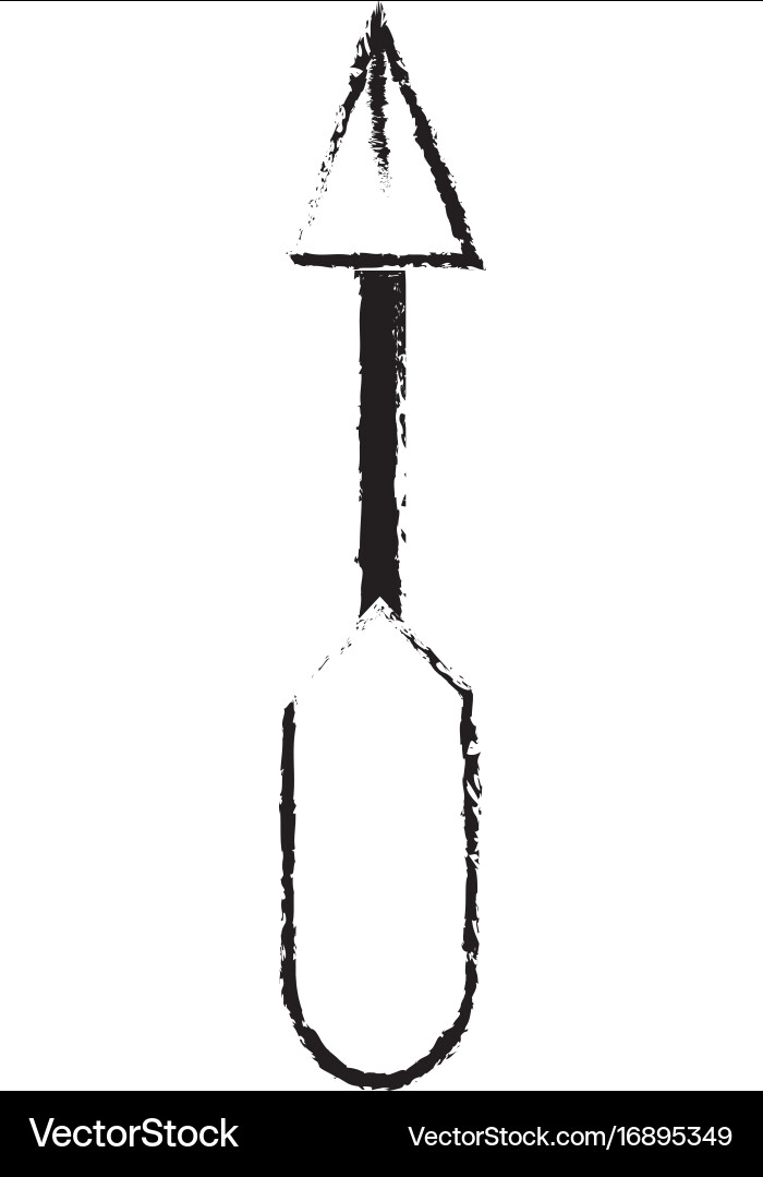 Figure graphic arrow element with pointer style Vector Image