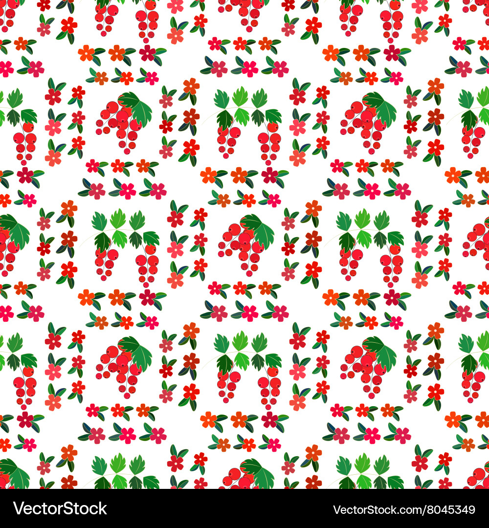 Floral background seamless pattern Vector Image