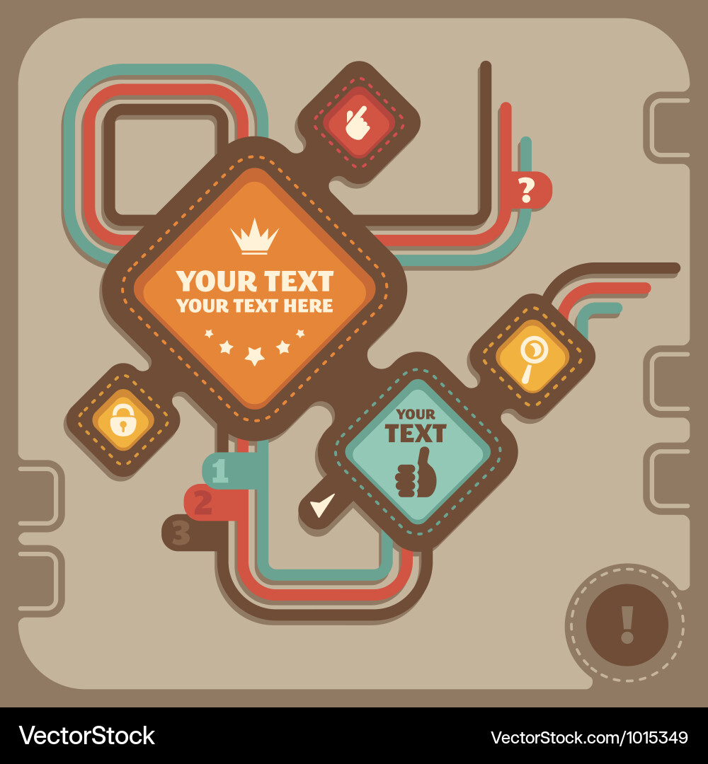 Web design template Vector Image