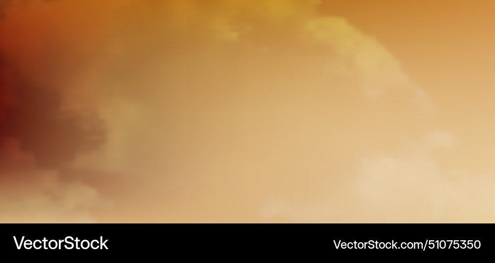 Modern colorful gradient background with clouds vector image