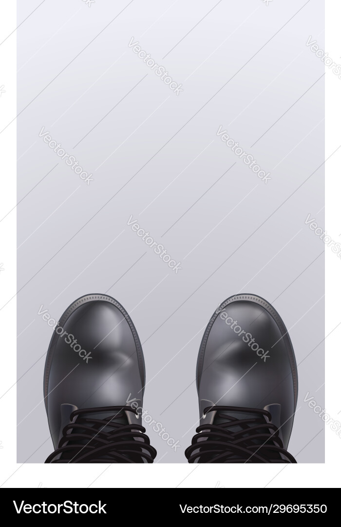 Old pair boots vector image